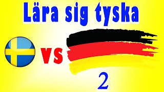 Lär dig tyska på svenska  För nybörjare  Lektion 2 [upl. by Anerda551]