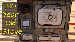 Restoring a 100 Year Old Cook Stove [upl. by Hotze138]