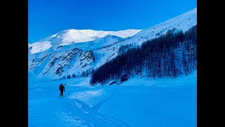 Monte Jafferau  Val Fredda  Freeride  Gopro hero 7 [upl. by Nnylylloh]