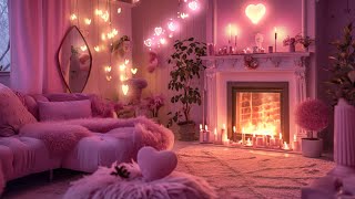 Cozy Valentines Day Ambience with Relaxing LoFi Music [upl. by Oijres]