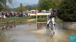 Stephane Landois on Chaman Dumontceau at Chatsworth International Horse Trials 2023 [upl. by Anesusa]