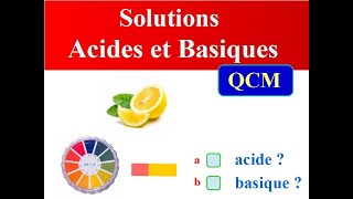 Solutions ACIDES BASIQUES et NEUTRES  QCM  10 questions  Chimie 3ème ⚗️🧪 [upl. by Aileon]