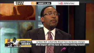 Stephen A Smith quotSTAY OFF THE WEEDquot Collections [upl. by Sukramal905]