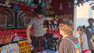 Brandon Playing A Basketball Carnival Game In Downtown Albertville Al June 3rd 2023 [upl. by Bartlett]