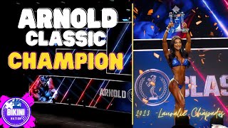 Lauralie Chapados Just WON The Arnold Classic [upl. by Hogue785]