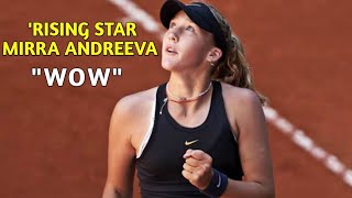 Mirra Andreeva Rising Star Best Shots Before Roland Garros 2023 [upl. by Etteroma]