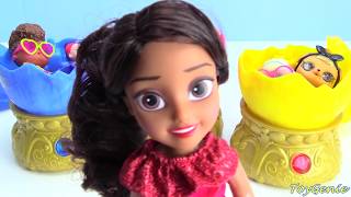 Opening LOL Surprise Confetti Pop Giant Surprise Eggs and Elena of Avalor Baby Jaquin Cubs [upl. by Etnovaj242]