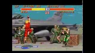 SNES Street Fighter II  AI player doesnt need to charge [upl. by Wedurn182]