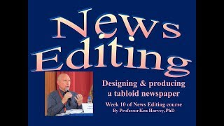 How to design amp produce a tabloid newspaper using Quark  Part 1 [upl. by Yanahs]