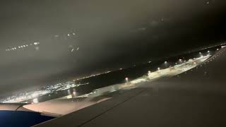 SFO United Airlines Boeing 777200ER GE90 Full Power Take Off Night San Francisco USA [upl. by Eustasius56]