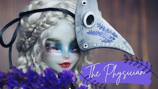 THE PHYSICIAN 🎃 Halloween doll repaint  Relaxing Creative process [upl. by Ursulina]