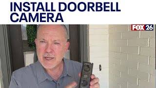 How to install a doorbell camera  Toms DIY Garage [upl. by Nereen]