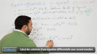 Équations différentielles Exercice corrigé 4 Question 45 [upl. by Sirah]