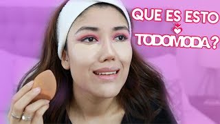 PROBANDO MAKEUP DE TODO MODA [upl. by Lorrin]