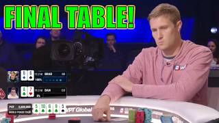 Im CHIPLEADING Day 4 Television FINAL TABLE 190k For 1st Must See Vlog Ep 309 [upl. by Okiram]