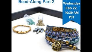 FB Live beadshopcom Bead Along Part 2 [upl. by Mallis69]