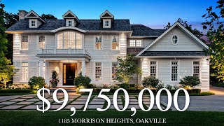 9750000  Luxurious Designer Home In Southeast Oakville  1185 Morrison Heights [upl. by Ainoz750]