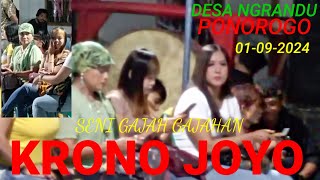 LIVE STRAIMING SENI GAJAH KRONO JOYO DESA NGRANDU KAUMAN PONOROGO 01 SEPTEMBER 2024 [upl. by Natanhoj882]