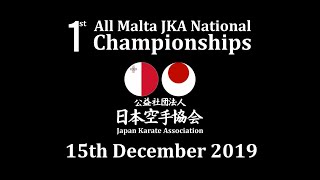 1st All Malta JKA National Championships December 2019 [upl. by Lennie]