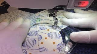 Quilting with Rulers New Janome Foot [upl. by Rodrique]