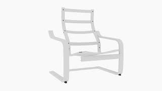 IKEA Poang Chair Assembly  Synode [upl. by Woodcock]