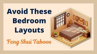 Avoid These Bedroom Layouts  Bedroom Feng Shui Taboos [upl. by Tobiah699]