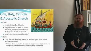 The Creed Christs Church ☦⛪ Catechism Talk 7 at Holy Annunciation Orthodox Church Brisbane [upl. by Carroll]