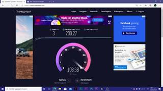 TELMEX 150Mbps FTTH Fibra óptica  Prueba de velocidad SPEEDTEST [upl. by Arimat]