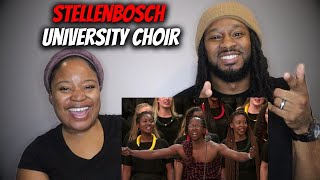 SHOCKING VOICES FROM AFRICA American Couple Reacts quotBaba Yetu  Stellenbosch University Choirquot [upl. by Besnard744]