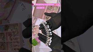 Reorganizing my accessories last part ✨🌸🌻 trending foryou viralvideo shorts asmr pinkpunch2 [upl. by Threlkeld]