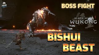 Bishui GoldenEyed Beast Secret Boss Fight Black Myth Wukong [upl. by Annmarie]