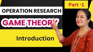 Game Theory in operation research  Introduction to game theory Operation Research In Hindi [upl. by Oisacin304]