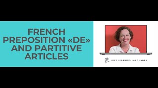 French partitive articles and other ways to use DE in French [upl. by Adel]