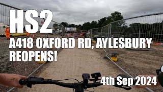 HS2 update at A418 Oxford Road Aylesbury [upl. by Reinhardt]