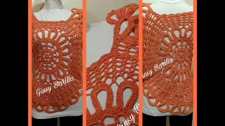 MAGLIA CON PETALI ALLUNCINETTO 1 DI 4 [upl. by Bentley]