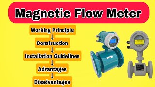 Mag Flow Meter Working Principle Magnetic Flow meter working [upl. by Om]