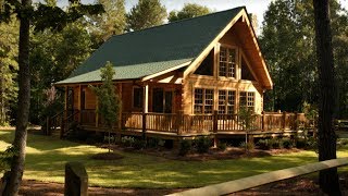 Custom Log Home with VGroove Design [upl. by Stonwin]