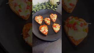 Mini Heart Pizza 🍕♥️ shorts youtubeshorts pizza minipizza pizzalover trendingshorts [upl. by Roxanne]