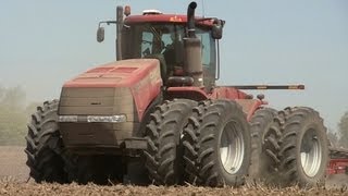 Case Steiger 500 HD Tractor Near Virgil Illinois on 572013 [upl. by Enomal]