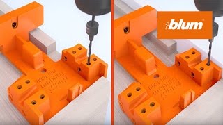 Drilling template for TANDEM and MOVENTO  Blum [upl. by Power]