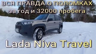 ВСЯ ПРАВДА о поломках Lada Niva Travel после года и 32 тысяч пробега от реального владельца [upl. by Attennyl]