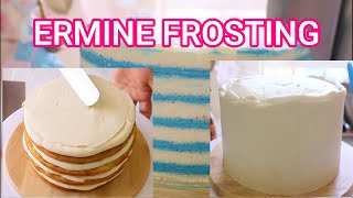 ERMINE FROSTING tasted like Whipped Cream Frosting [upl. by Ailices]