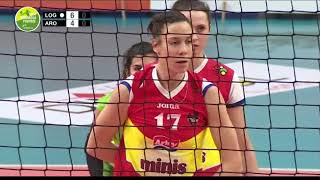 Final Voleibol femenina  Copa de La Reina 2018 [upl. by Nylhtac524]