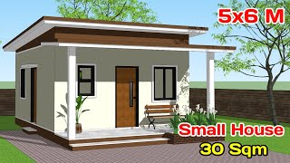 Small House Design 5x6 Meters  30 Sqm [upl. by Okun]