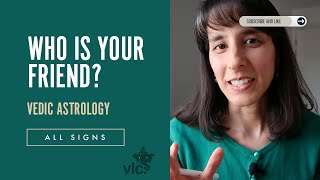 Who is your friend All houses Vedic Astrology [upl. by Jervis]