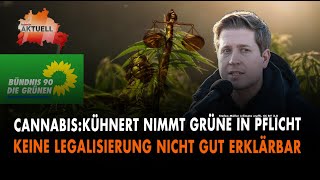 Kühnert nimmt Grüne Bei CannabisLegalisierung in Pflicht [upl. by Rox]