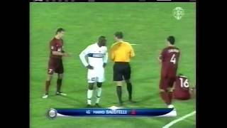 Balotelli red card vs Ruben Kazan [upl. by Siuol]