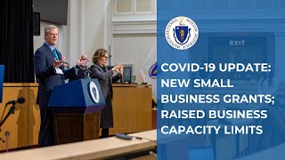 COVID19 Update New Small Business Grants Capacity Limit Adjustments [upl. by Ravid]