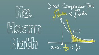 Use Direct Comparison to Show Convergence amp Divergence of Improper Integrals not series [upl. by Rosenstein328]