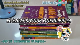 LGS 2025 KAYNAK ÖNERİLERİ 📚❓️ [upl. by Balkin]